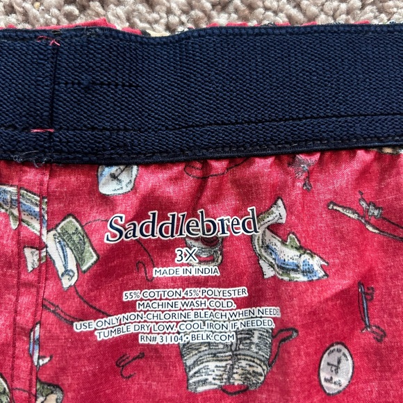Saddlebred Red Men’s Fishing Boxers
Size 3X
NWT - Picture 5 of 6